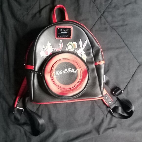 Loungefly x Looney Tunes That's All Folks Mini Backpack - Picture 2 of 6